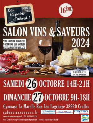 Salon Vins & Saveurs : Foire gastronomique À Crolles